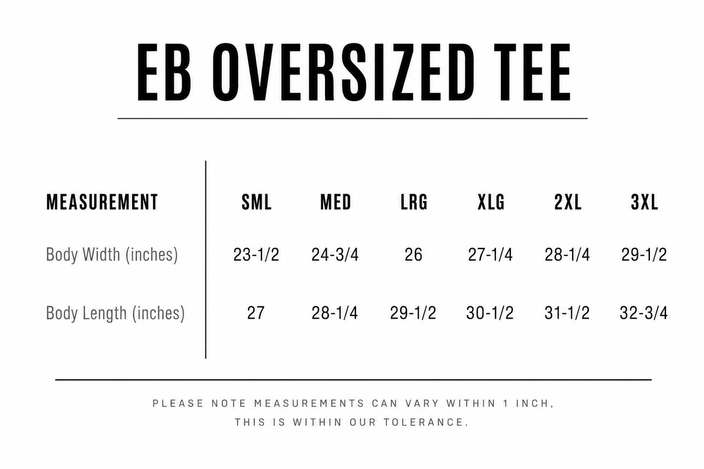 EB Icon Oversized Fit Tee