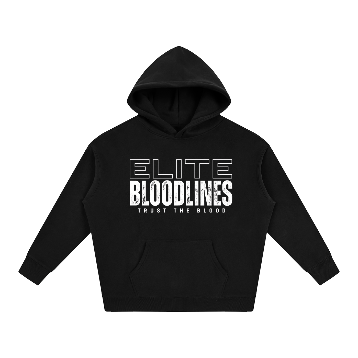 ELITE BLOODLINES Oversize Fleeced Hoodie