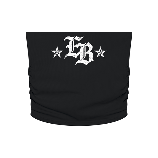 EB Icon Women’s Ruched Cropped Yoga Tube Top