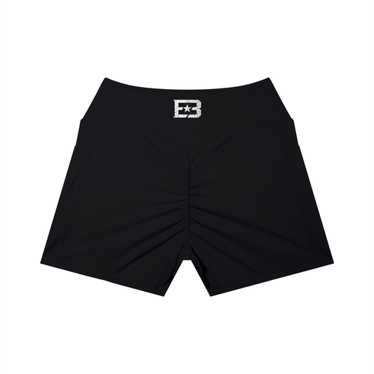 EB "Star" Women’s High Rise Pocket Yoga Shorts