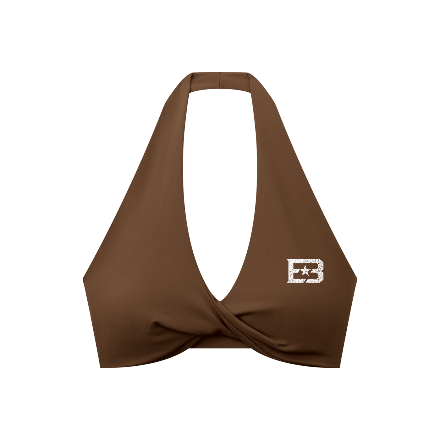EB "Star" Women's Pleated Halter Sports Bra