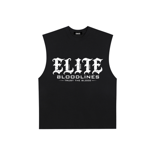 EB Icon Raw Edge Cotton Tank Top