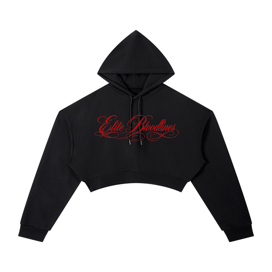 ELITE BLOODLINES Essential Cropped Hoodie
