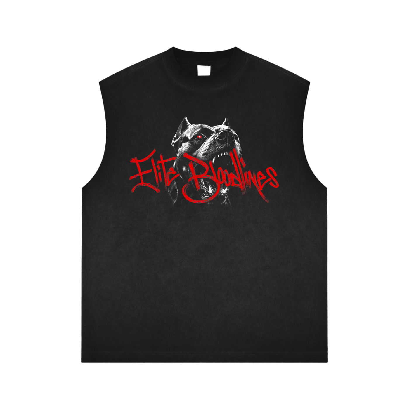 ELITE BLOODLINES Reverse Washed Tank Top
