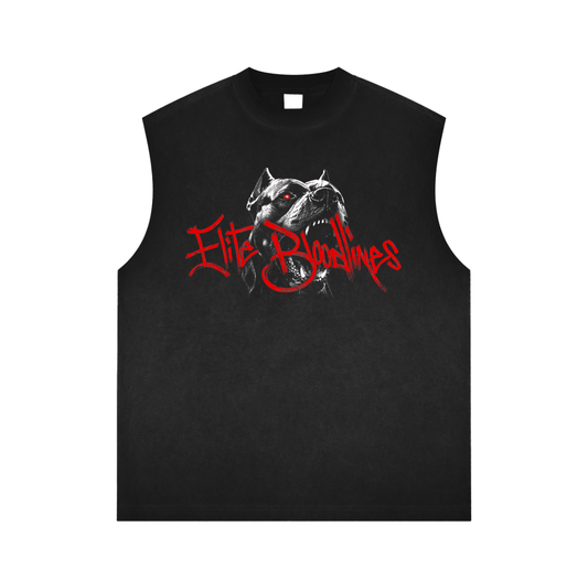 ELITE BLOODLINES Reverse Washed Tank Top