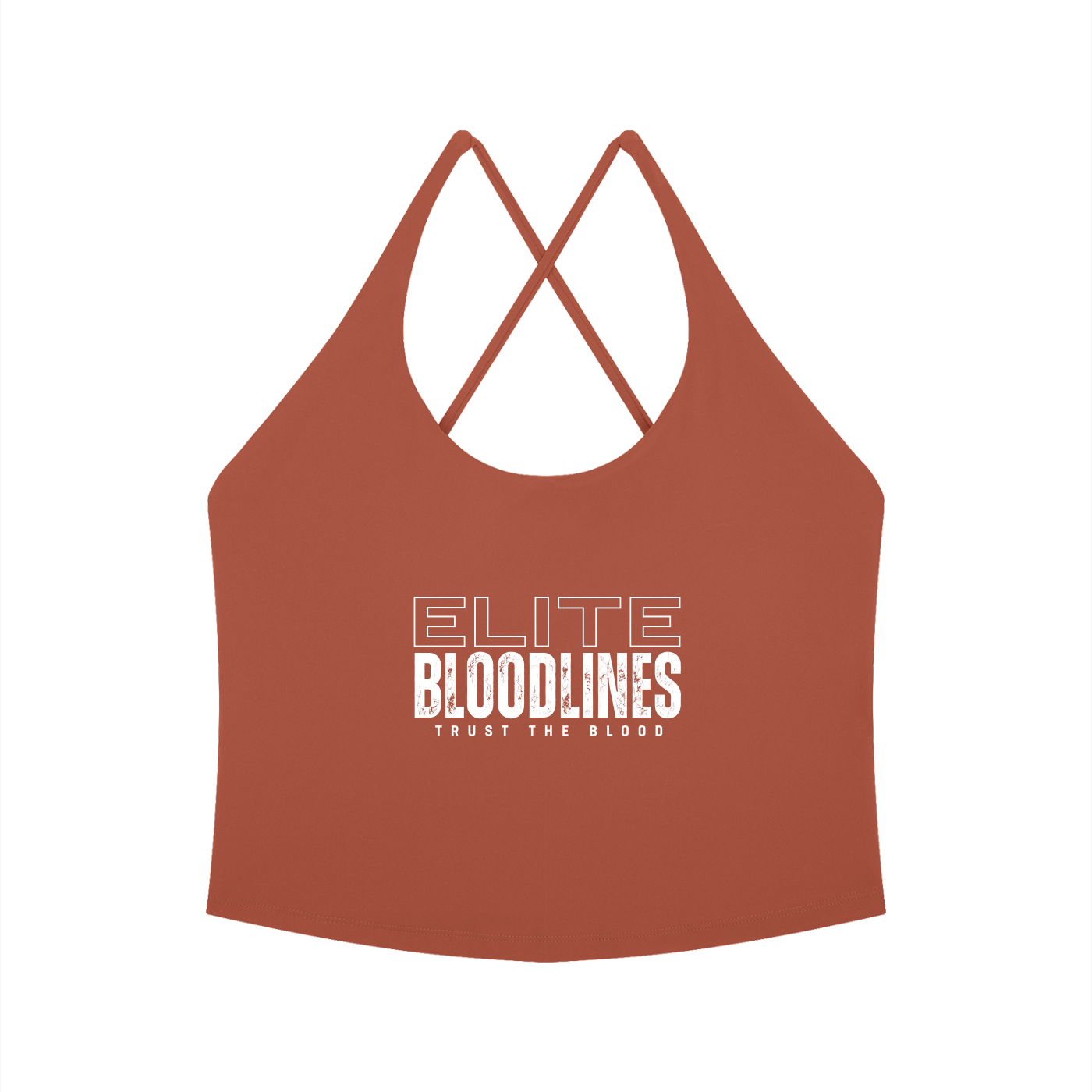 ELITE BLOODLINES Women's Tight Halter Yoga Tank Top