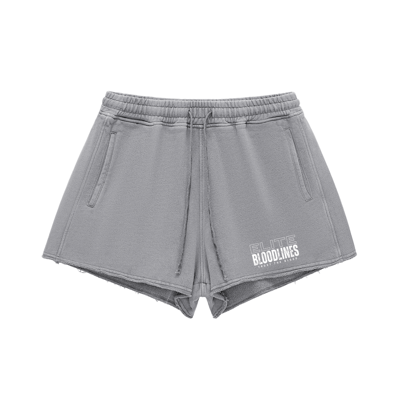 EB Core Line Women's Snow Washed Raw Edge Drawstring Shorts