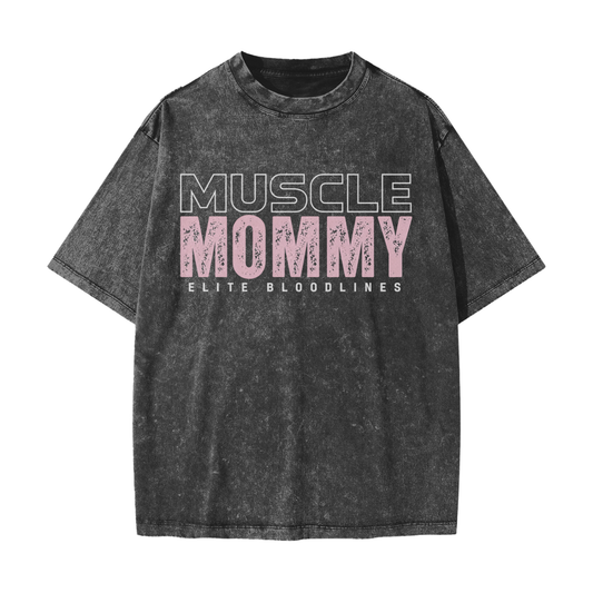 EB Muscle Mommy Heavyweight Snow Washed T-Shirt
