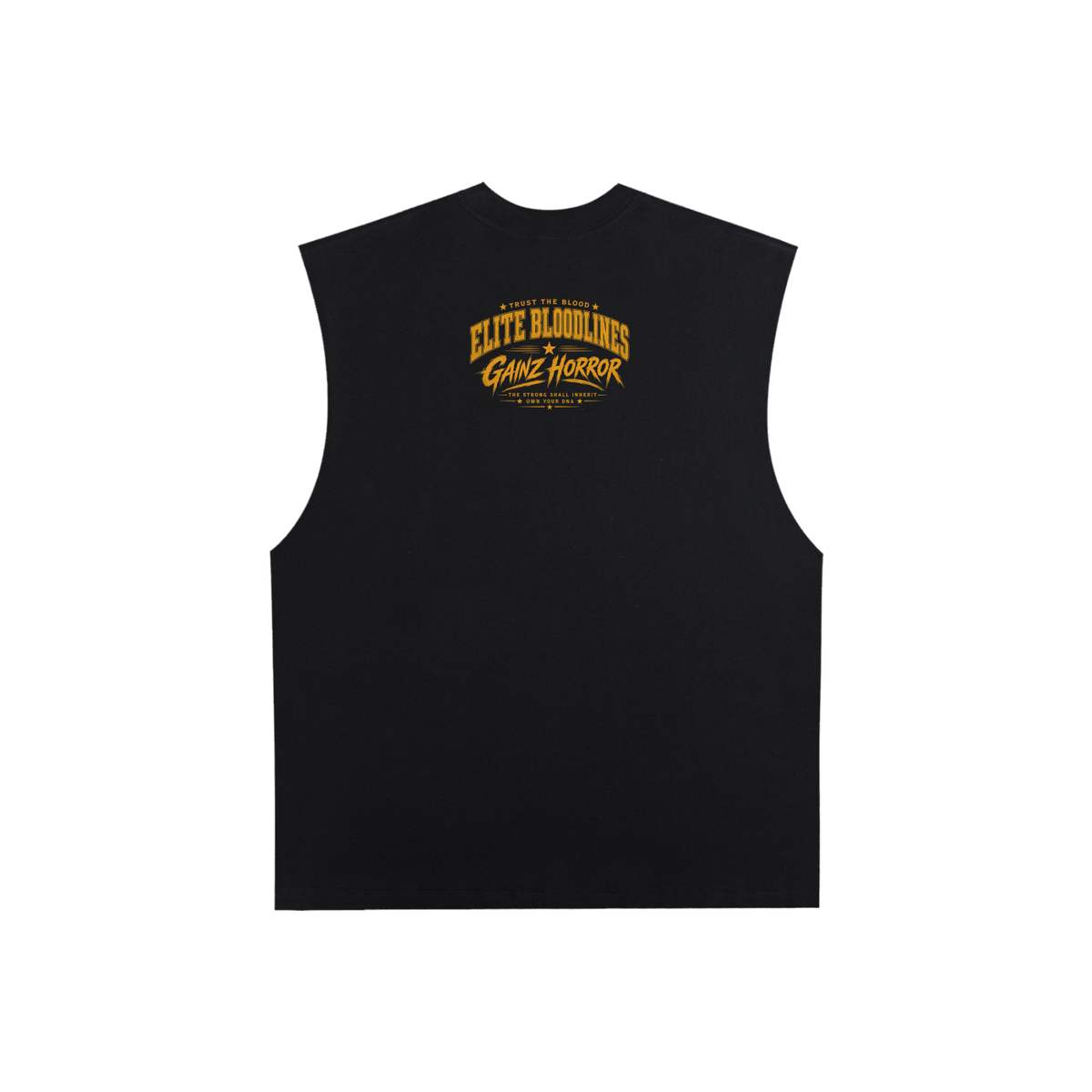 EB GAINZ HORROR Michael Raw Edge Cotton Tank Top