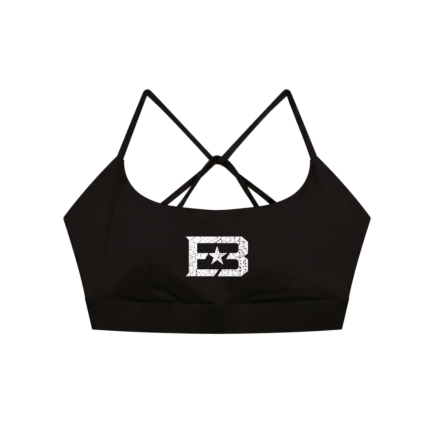 EB Star Strappy Criss Cross Yoga Sports Bra
