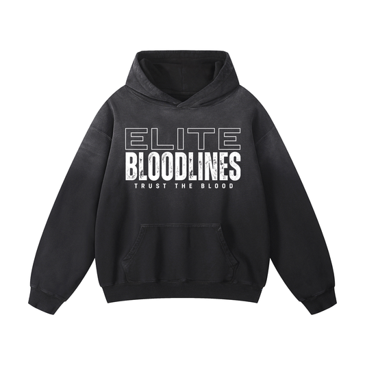 ELITE BLOODLINES Heavyweight Sunfade Oversized Hoodie