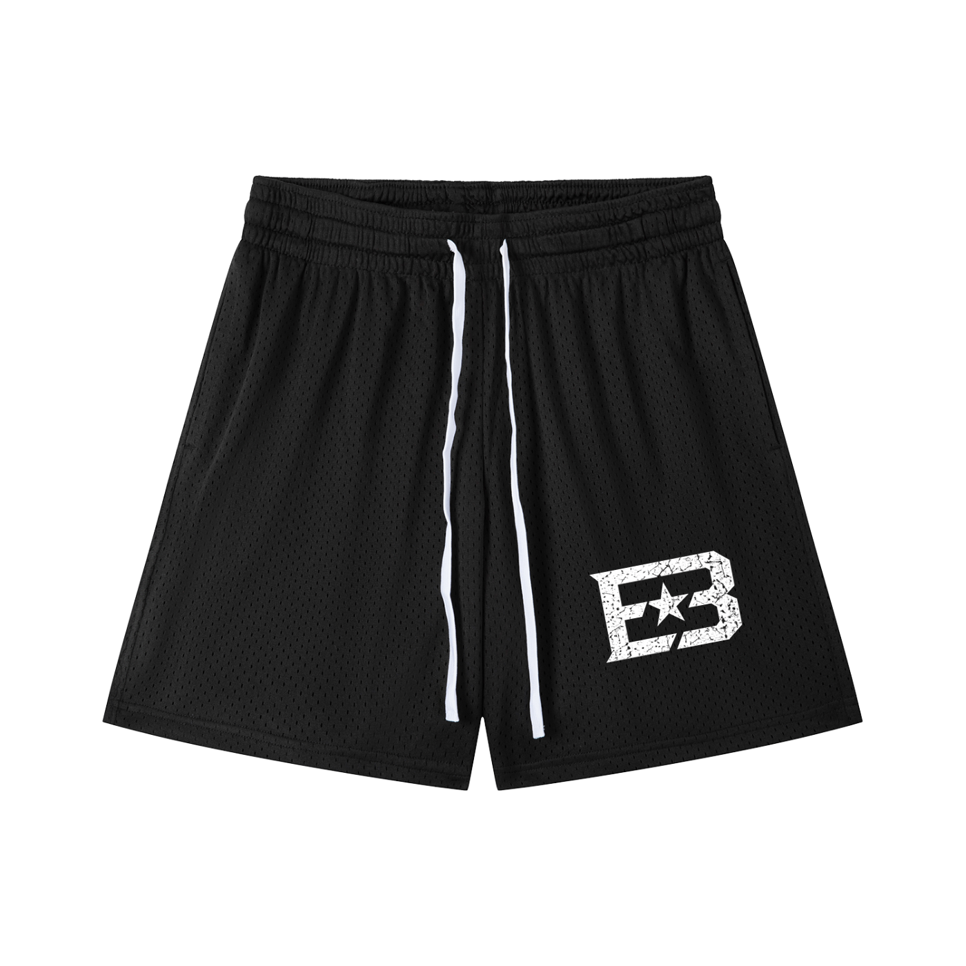 EB "Star" Mesh Drawstring Shorts