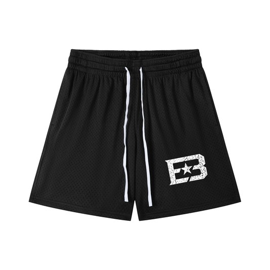 EB "Star" Mesh Drawstring Shorts