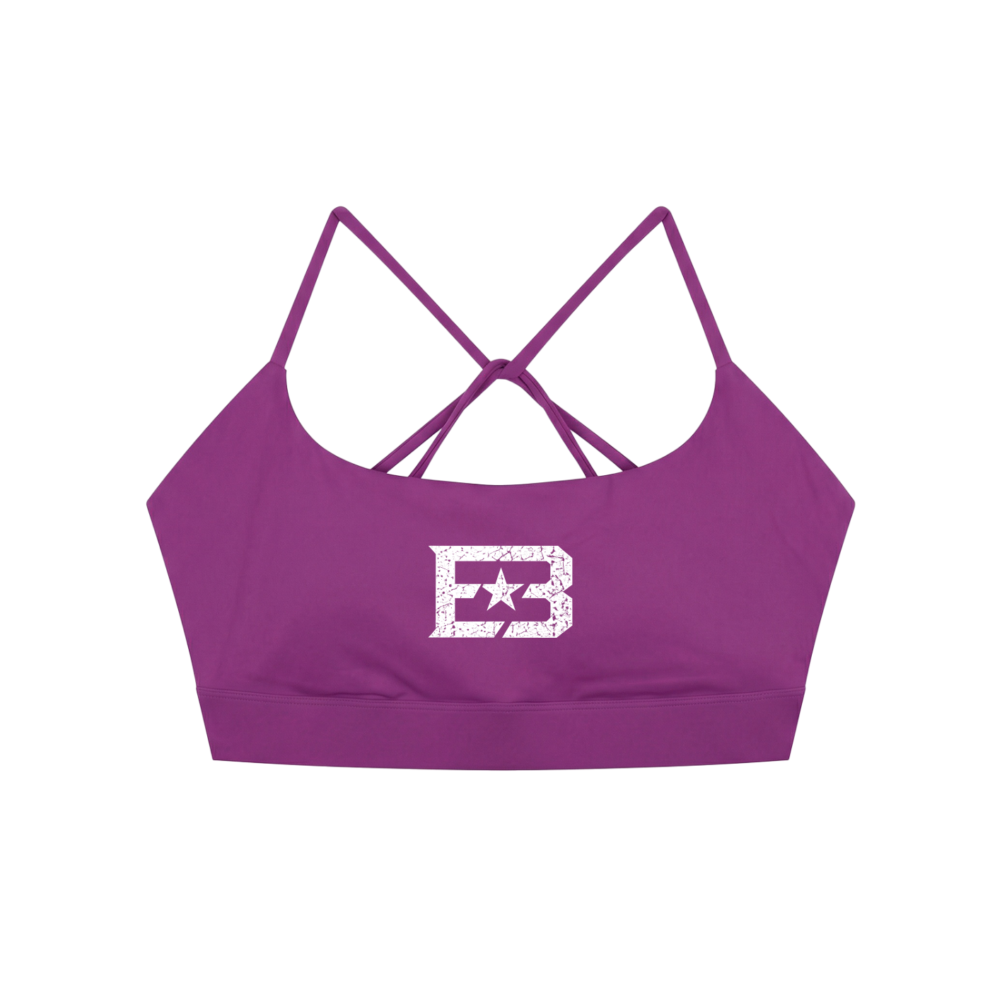 EB Star Strappy Criss Cross Yoga Sports Bra