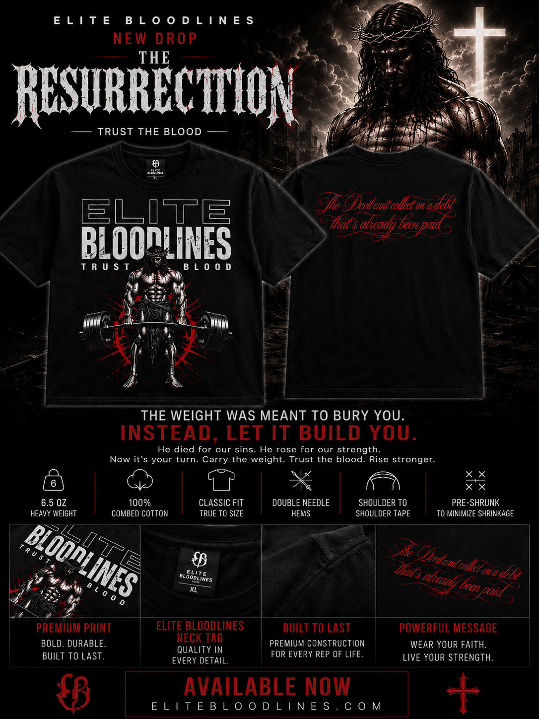 “THE RESURRECTION” DROP (Classic Fit)