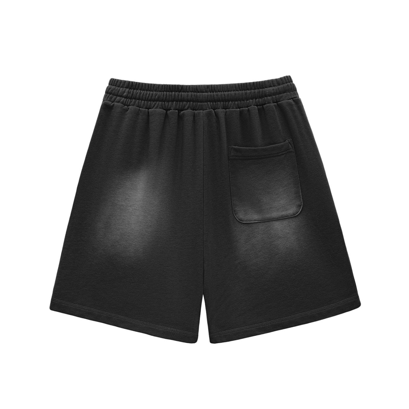 EB Core Line Sun Fade Raw Edge Cotton Shorts