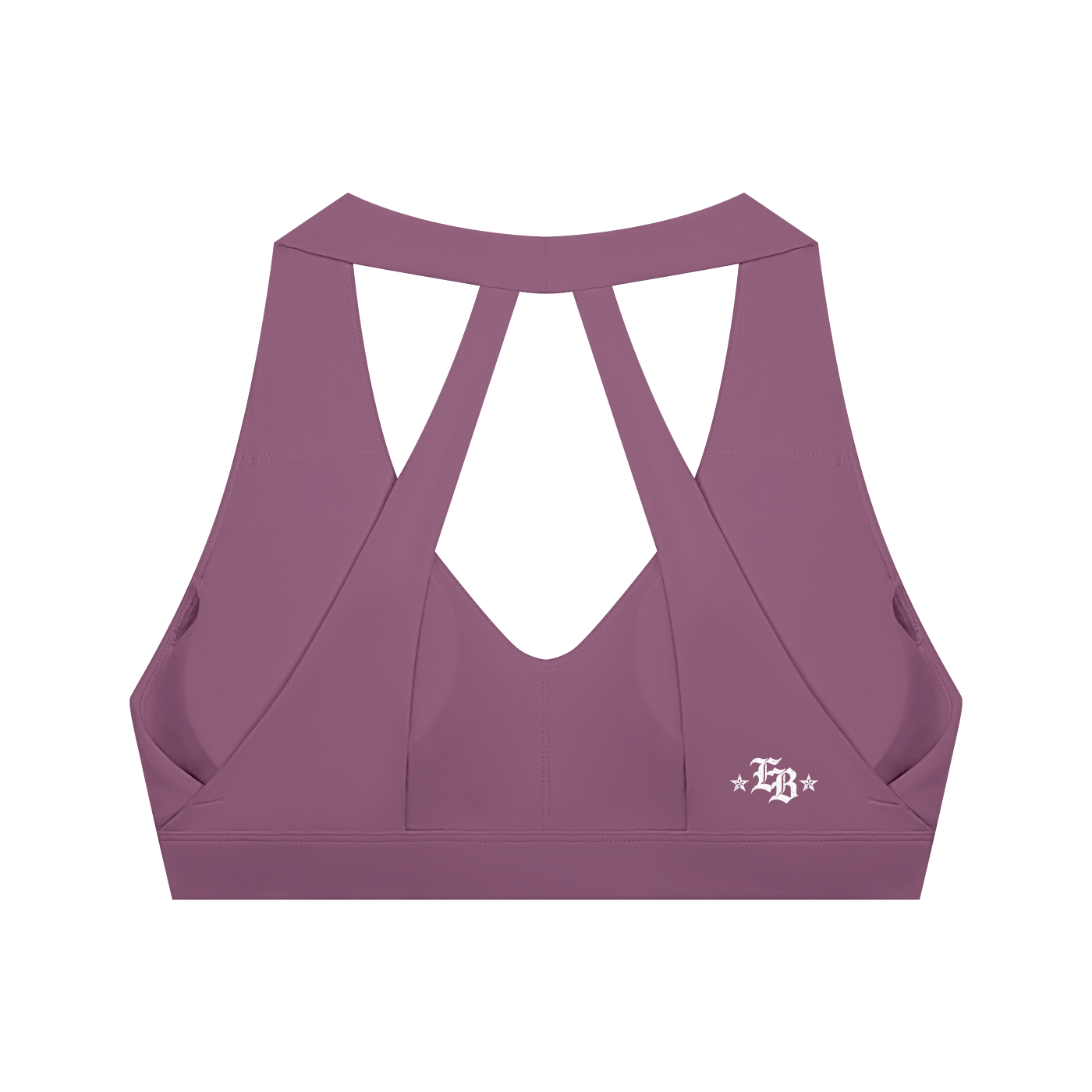 EB Icon Halter Cropped Sports Bra