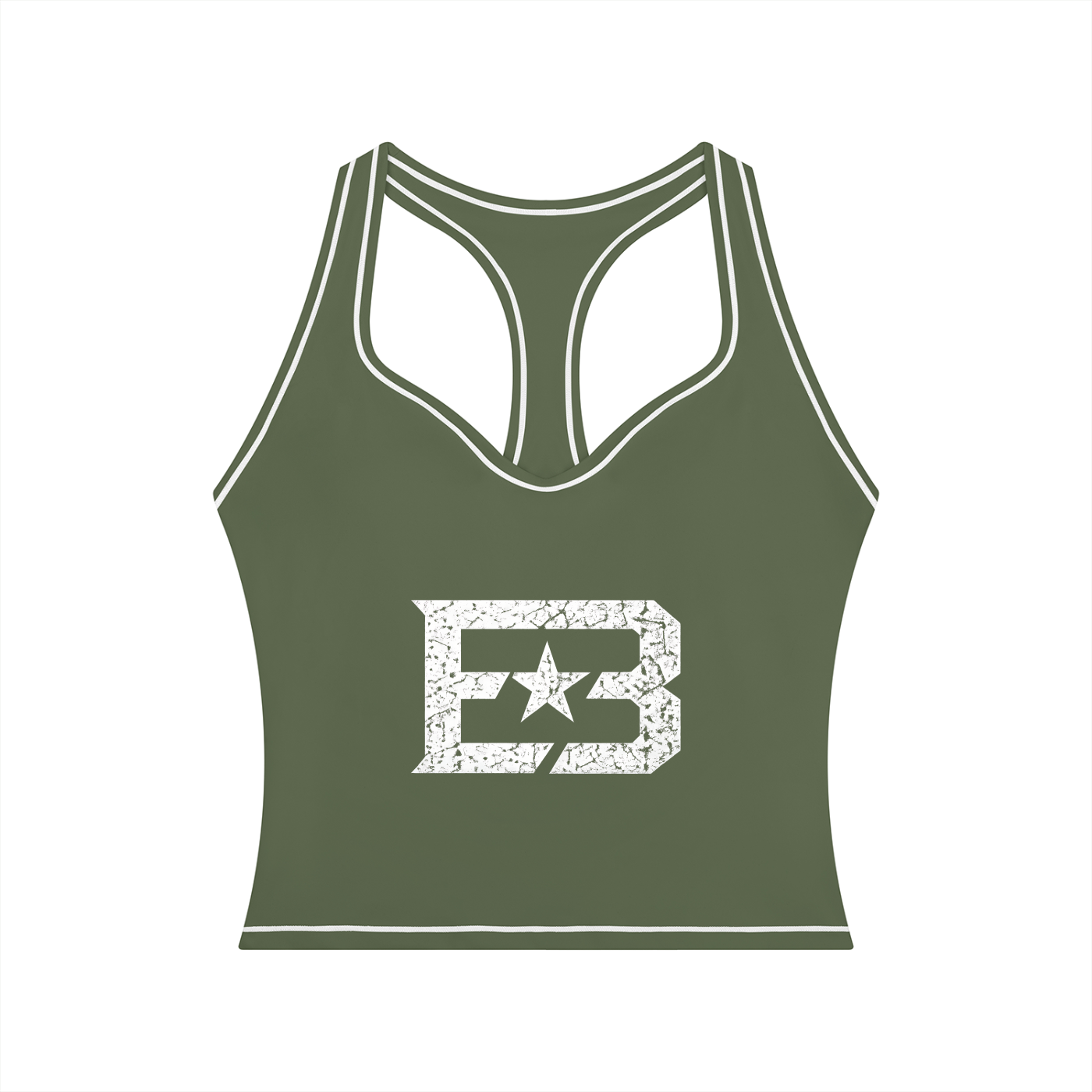 EB "Star" Women’s Topstitching Yoga Tank Top