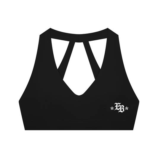 EB Icon Halter Cropped Sports Bra