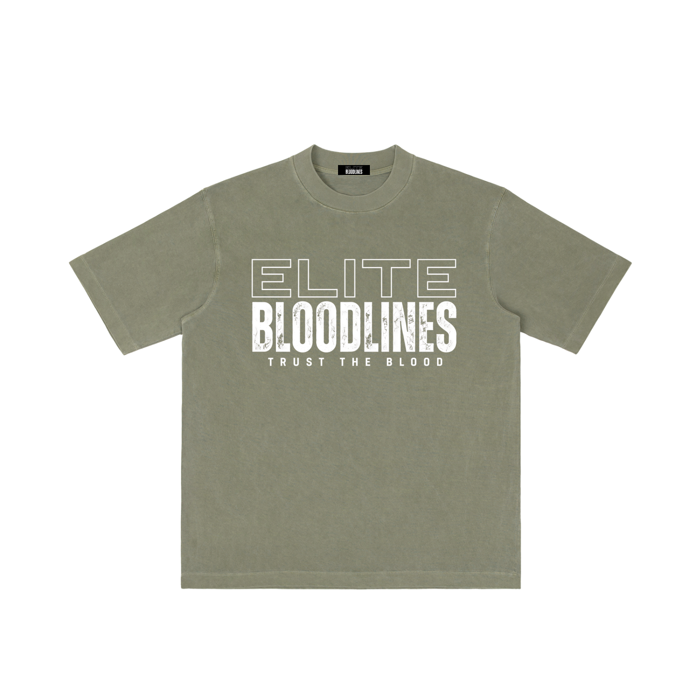 Core Line  10.3 (Back Image) Vintage Wash Drop Shoulder T-shirt