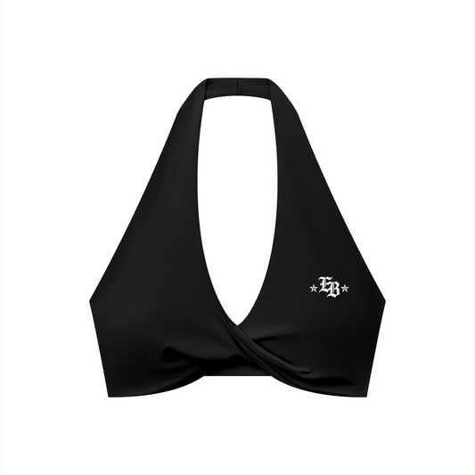 EB Icon V2 Women's Pleated Halter Sports Bra
