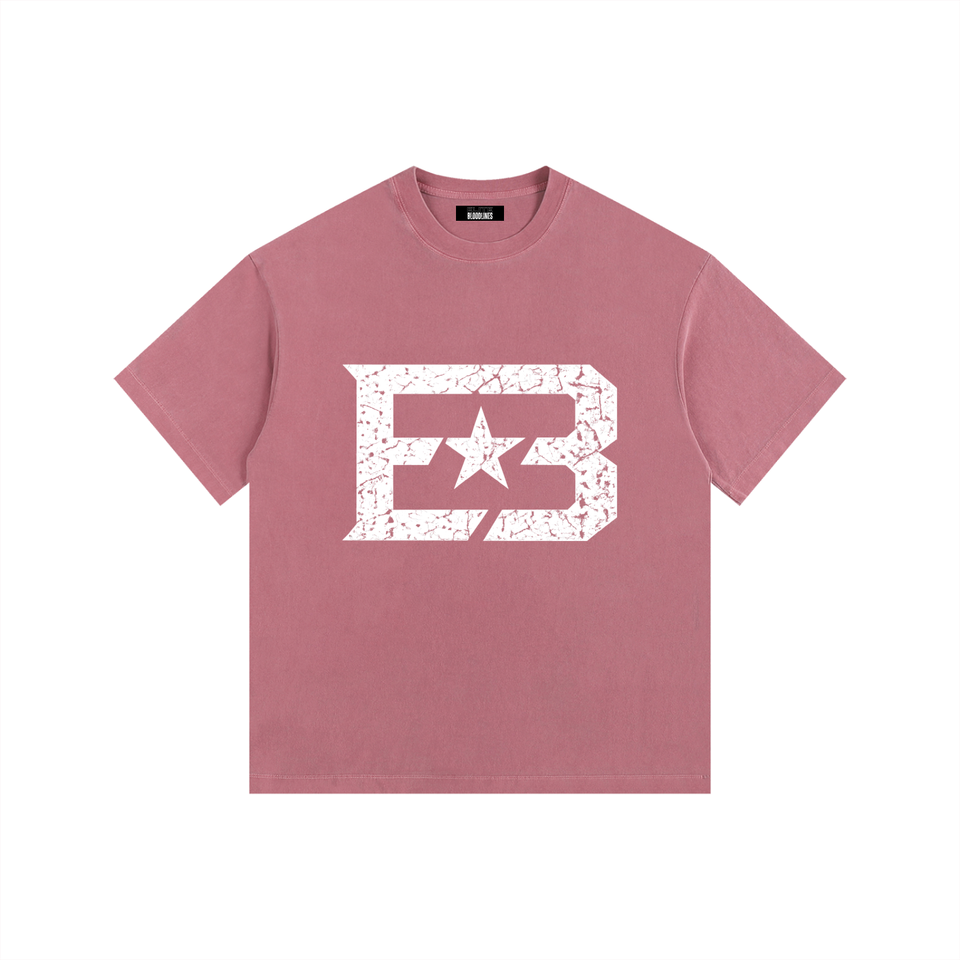 EB "Star" Vintage Washed Oversized Cotton T-Shirt