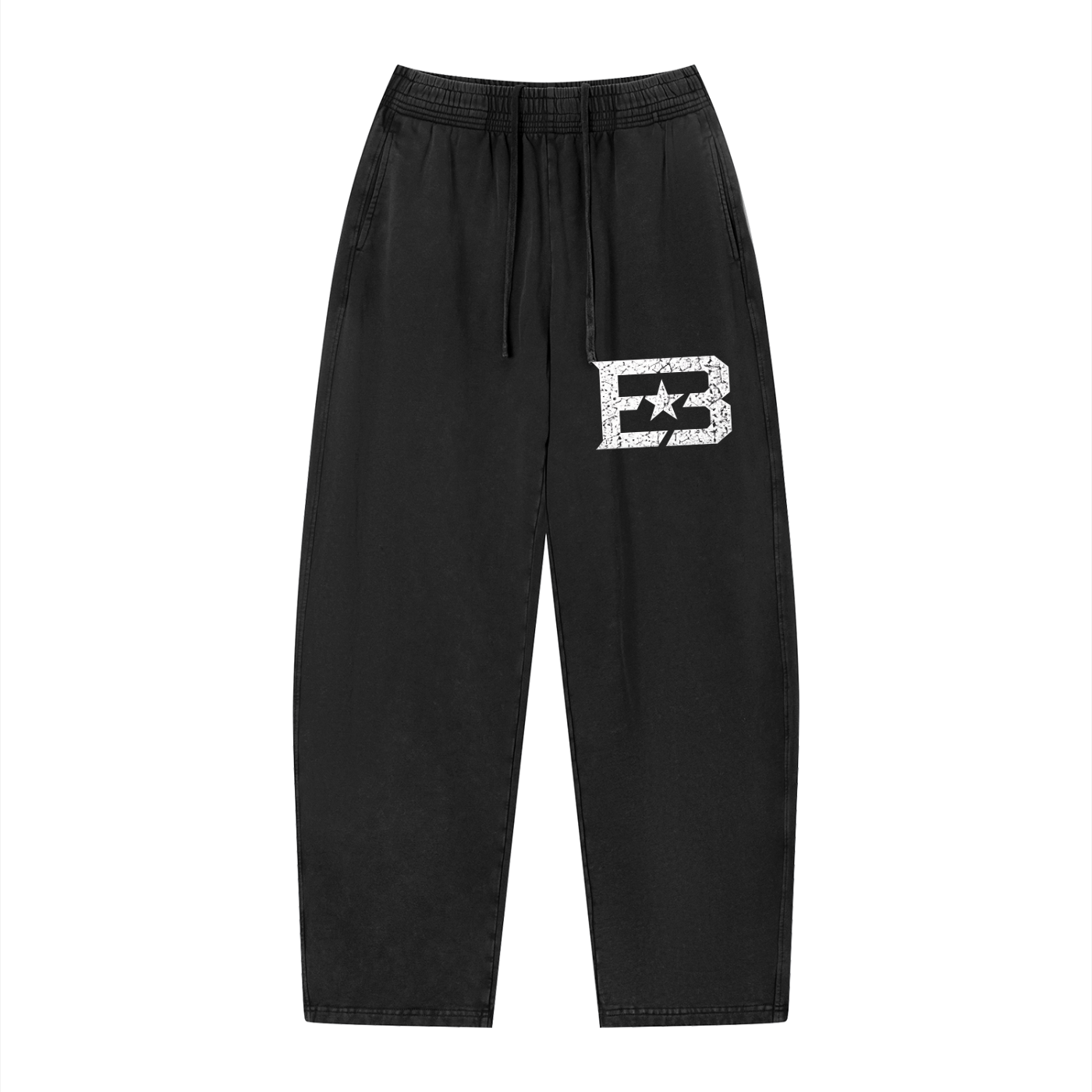 EB "Star" Unisex Vintage Wash Loose Sweatpants
