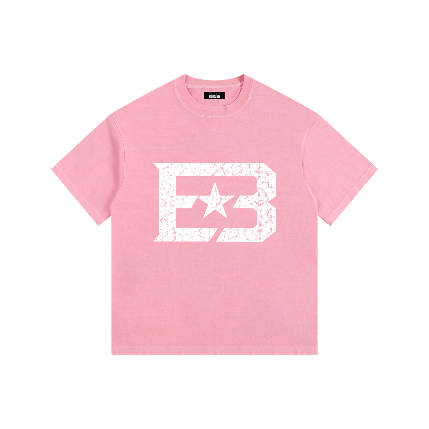 EB "Star" Vintage Washed Oversized Cotton T-Shirt