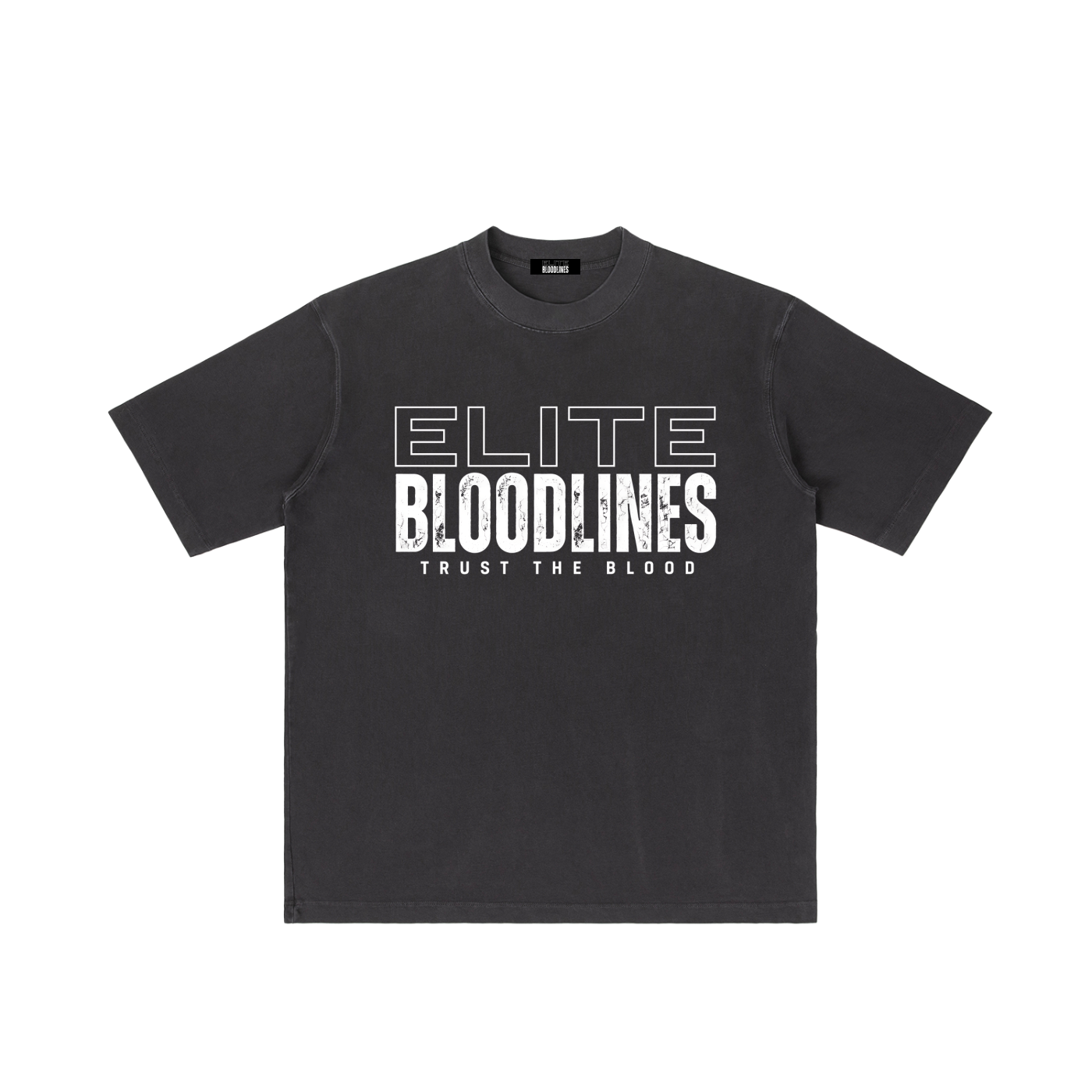 Core Line  10.3 (Back Image) Vintage Wash Drop Shoulder T-shirt