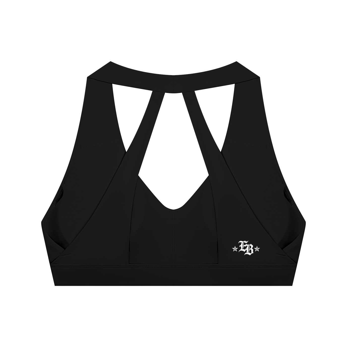 EB Icon Halter Cropped Sports Bra