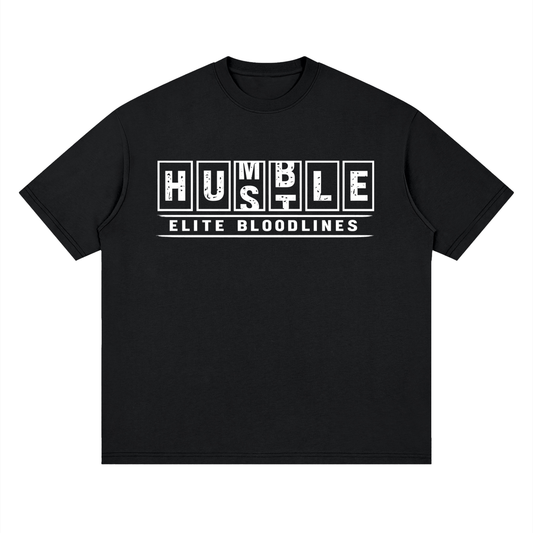 ELITE BLOODLINES "Humble Hustler" Loose Drop Shoulder T-Shirt