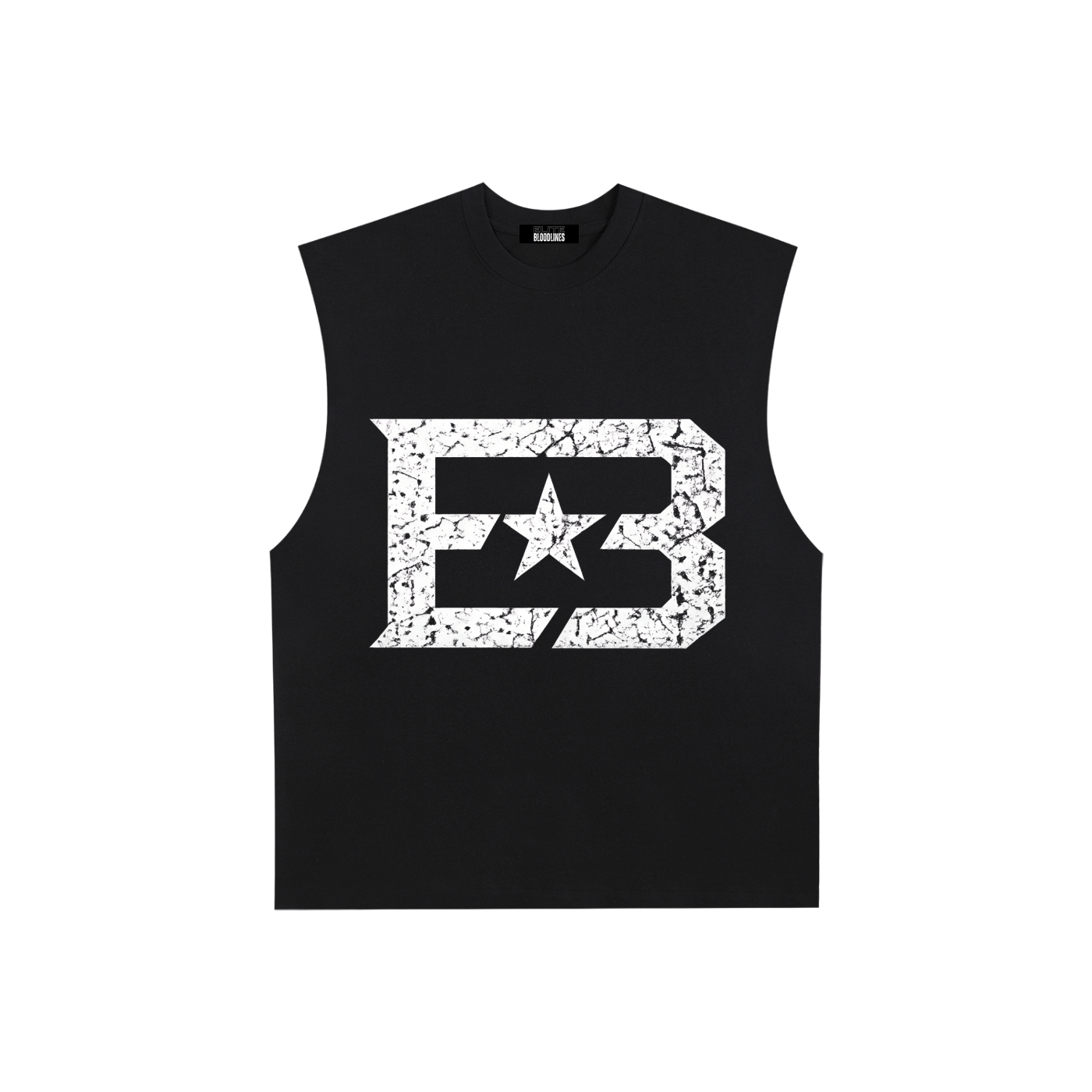EB Star Raw Edge Cotton Tank Top