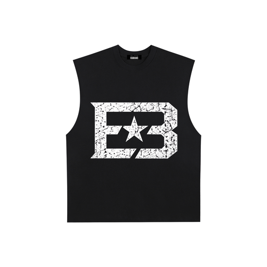 EB Star Raw Edge Cotton Tank Top