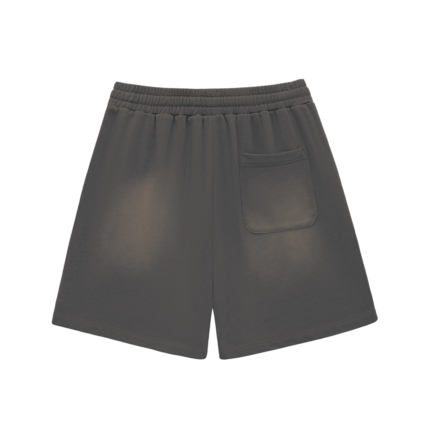 EB Core Line Sun Fade Raw Edge Cotton Shorts