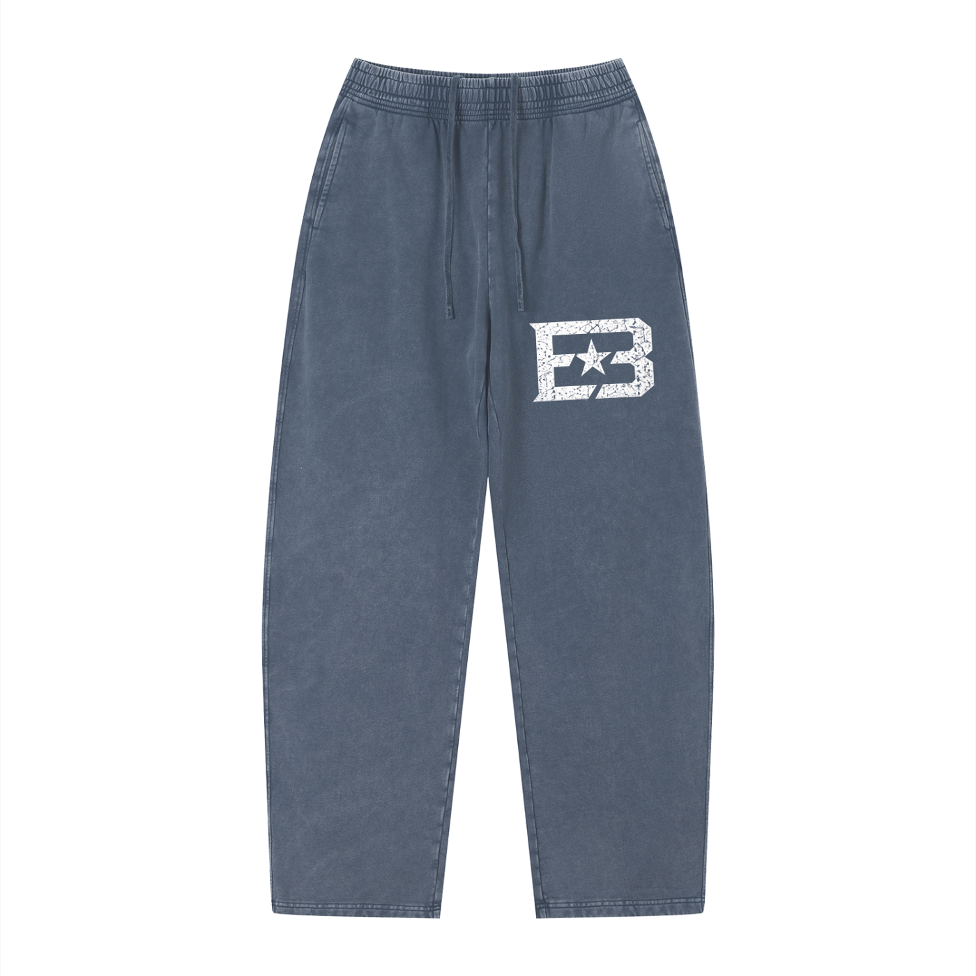 EB "Star" Unisex Vintage Wash Loose Sweatpants