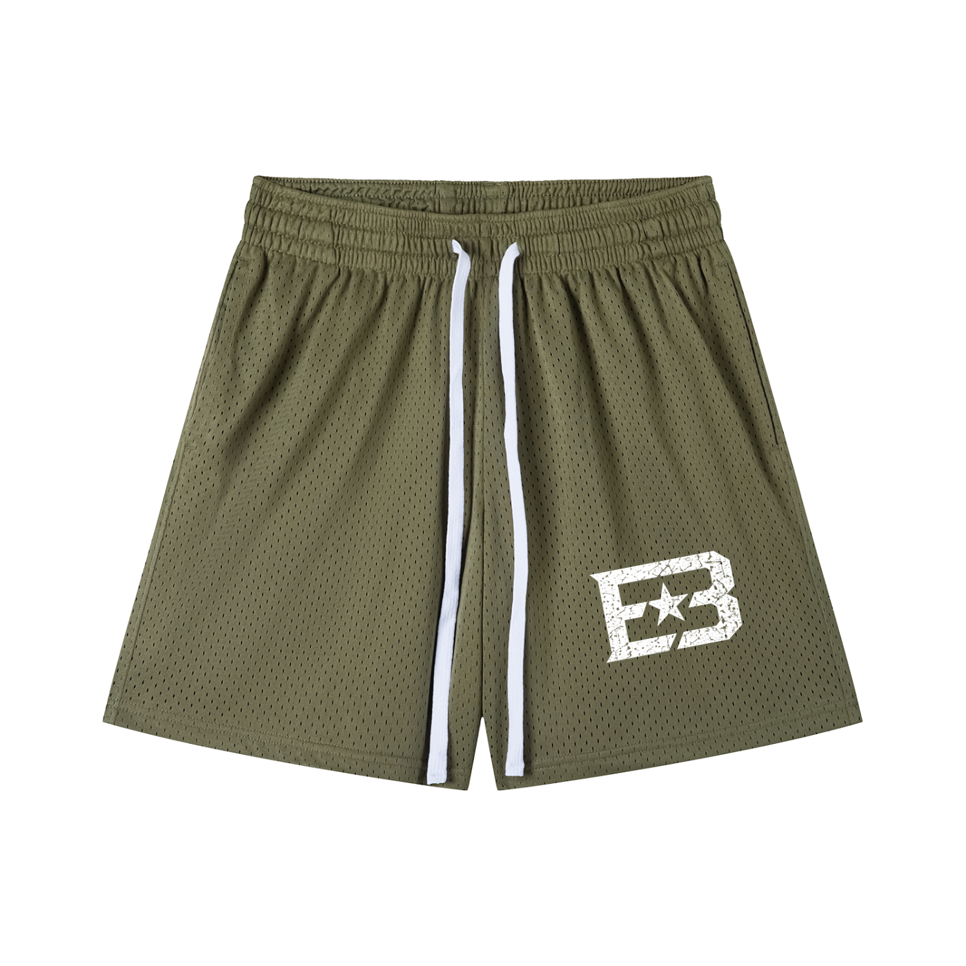 EB "Star" Mesh Drawstring Shorts