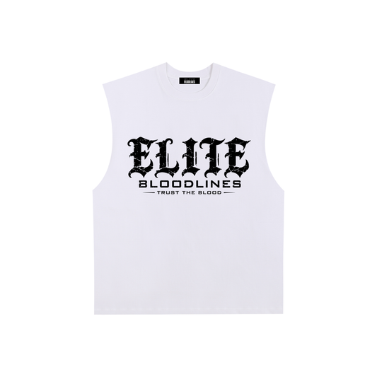 EB Icon Raw Edge Cotton Tank Top