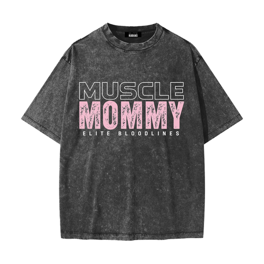 EB Muscle Mommy Heavyweight Snow Washed T-Shirt