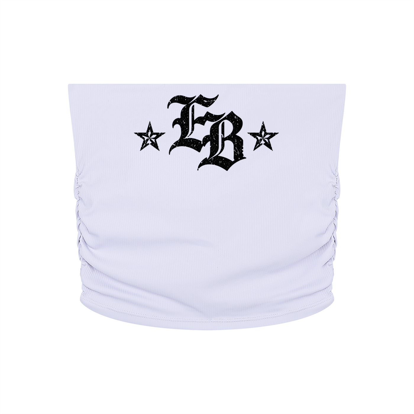 EB Icon Women’s Ruched Cropped Yoga Tube Top