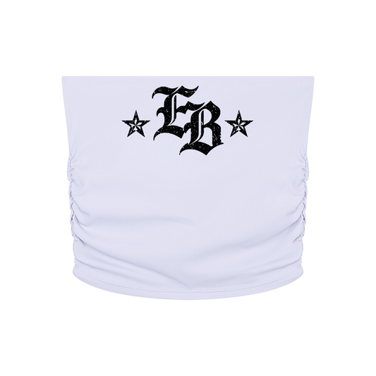 EB Icon Women’s Ruched Cropped Yoga Tube Top