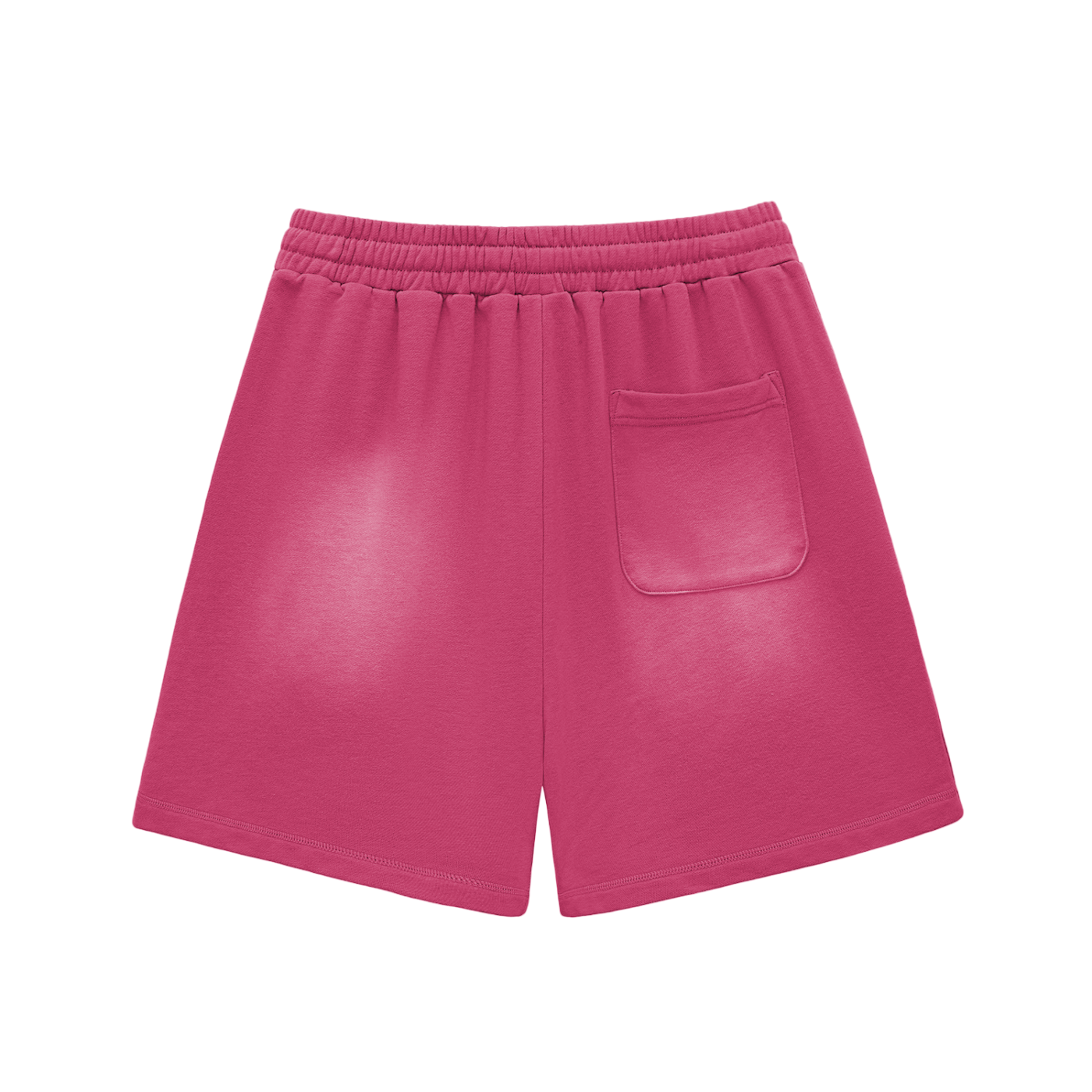 EB Core Line Sun Fade Raw Edge Cotton Shorts