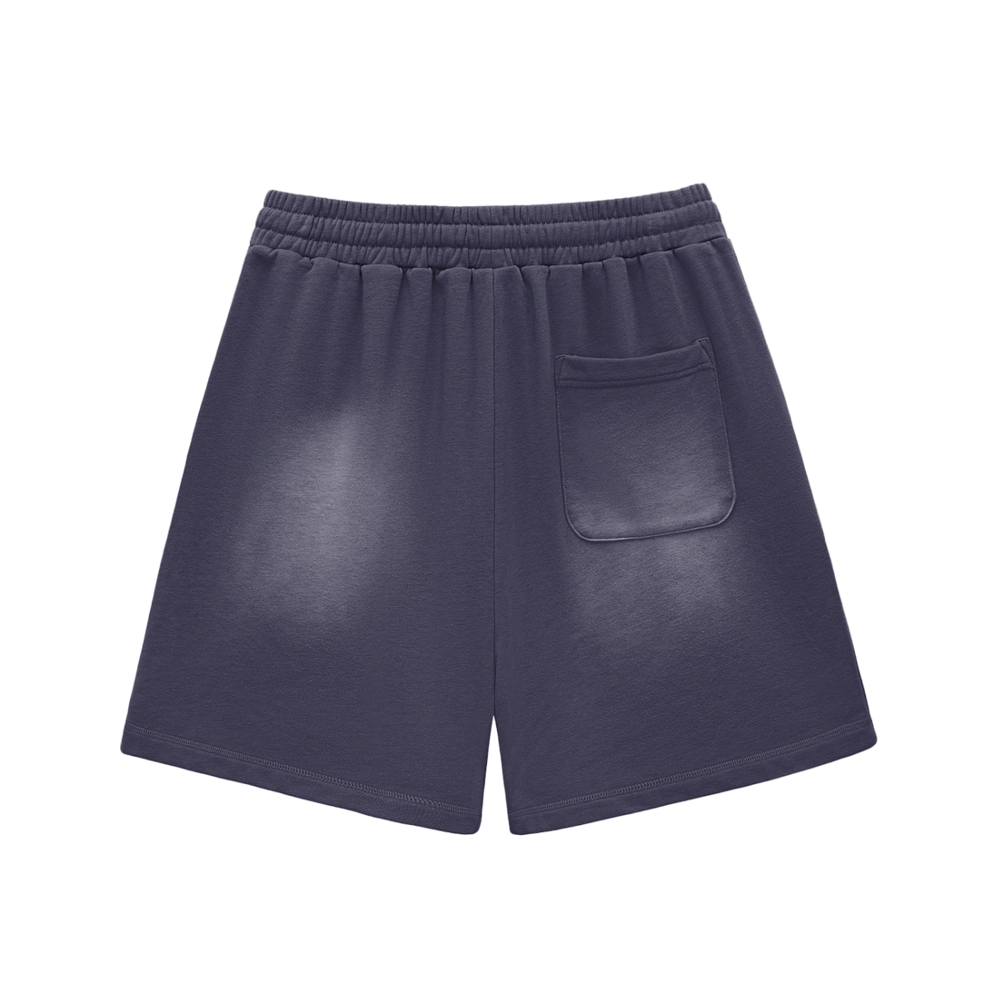 EB Core Line Sun Fade Raw Edge Cotton Shorts