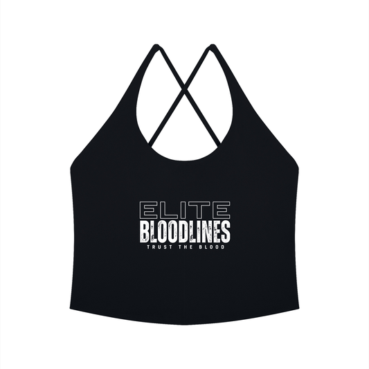 ELITE BLOODLINES Women's Tight Halter Yoga Tank Top